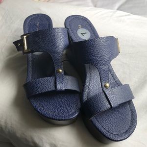 Tommy Hilfiger navy wedge